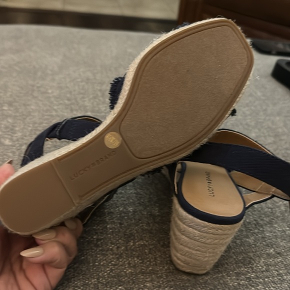 Lucky Brand Denim Wedges Women’s Size 8.5 NWOT - Picture 4 of 4